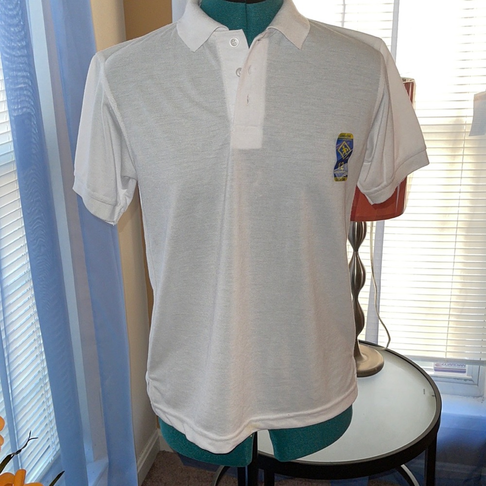 School Zone | Boys Basic White Polo Style Short Sleeve Shirt